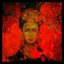 Pop Art  Motiv Frida Kahlo