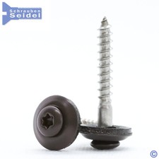 Spenglerschrauben Graubraun