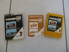 SABA  Videoplay Fairchild Videocart Spiel 7 Autorennen 