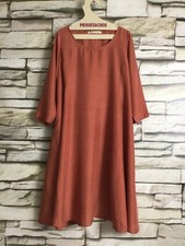 cocon.commerz PRIVATSACHEN  STIMMUND Kleid aus WÄSCHESEIDE in orangerot Größe 1