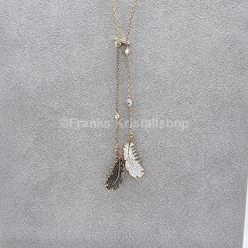 Swarovski feder kette naughty - feder,