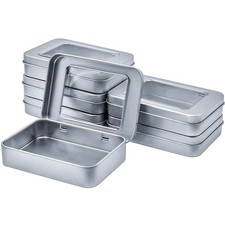Blechdose Metallbox klein 6 Stück Staubdicht Aufbewahrungskoffer
