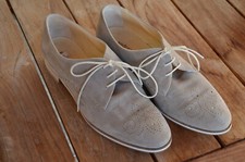 Andrea Manueli Gr. 40 Damen Halbschuhe Herbst Schnürer beige 