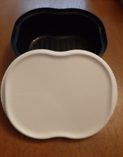 Tupperware kleiner Laibwächter, Brotkasten. Brotbehälter blau-weiß neuwertig