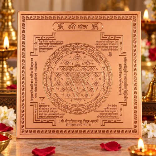 Kupfer shree yantra sri - shree,