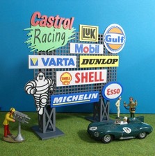 Werbetafel XXL Esso 3D Deko für Carrera 132 124 1:43 Gebäude Werbung Hybrid 1:50