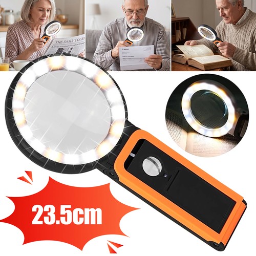 18led handlupe mit licht - licht, 10x