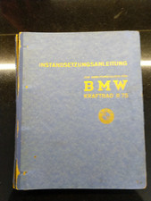 Original  Reparaturanleitung BMW R75 Wehrmachtsgespann Rarität von 1953