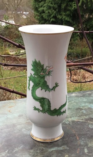 Meissen vase grüner ming - vase,