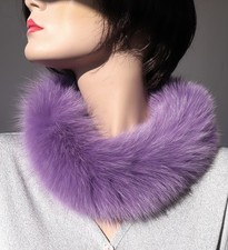 Pelz Schal Blaufuchs Boa Loop