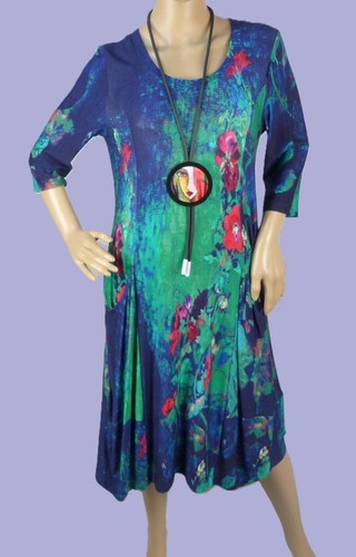 Leins kleid bluse longshirt - kleid,