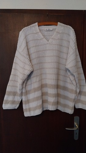 Bari stickpullover creme - di,