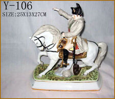 Porzellan Figur Militaria Kaiser Napoleon Reiter Pferd Y106