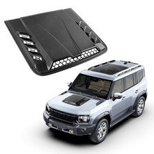 Universal Kohlefaser-Look Auto Lufthutze Abdeckung Motorhaube Haube Scoop Cover