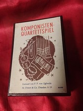 Altes Kartenspiel Quartett Spiel Komponisten Unbespielt Dittert Zglinicki (5650)