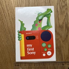 My first SONY Aufkleber