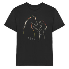 Pferd und Mädchen Kinder