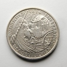 5 DM Postkutsche durchfährt