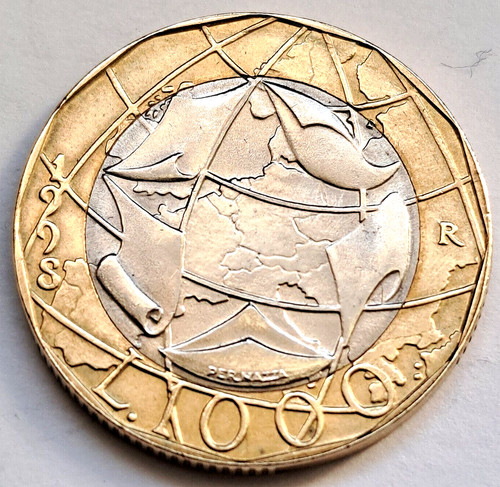 Italien 1000 lire 1998 - 1000,