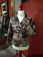 9886 Denm Vintage Wear Military Jacke Gr. XL Blazer-Style Baumwolle getr.