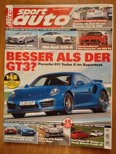 Sport auto 2014 porsche 911 - sport,