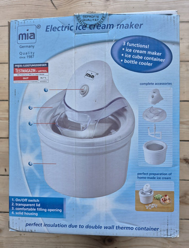 Mia electric ice cream maker - ice,