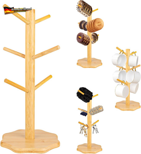 Holz tassenständer mit - mit, 6