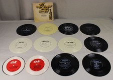 C20/ 12 alte Plastik Singles - 1960er/70er/80er - Bravo,Fix+Foxi,Coca Cola /S276