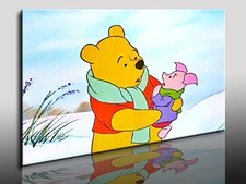 Kunstdruck Winnie Pooh Puuh  Bild auf Leinwand, Wandbild, Keilrahmenbild Poster
