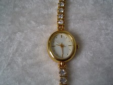 Damen Straß Armbanduhr -
