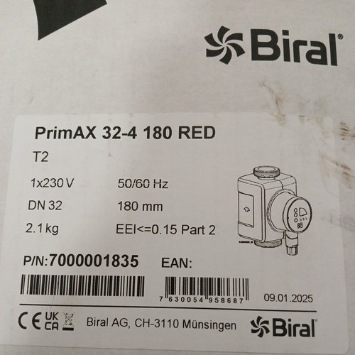 Biral primax 180 red - primax, 32-4-180