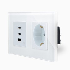 LUXUS-TIME Glas 65W USB-A +