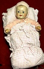 Alte Massekopf-Puppe -