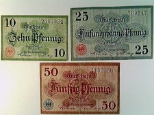 Notgeld Osnabrück, 10/25 und 50 Pfennig, 1917