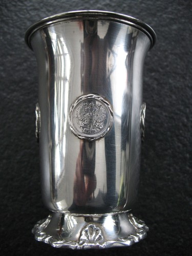 Becher silber 835 münzbecher - silber,