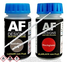 Für Austin Rover 674 Lynx Bronze Metallic Lackstift Klarlack Lacktupfer Autolack