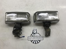 Zusatzscheinwerfer Scheinwerfer Chrom stehend 180 x 75 mm Hella für Oldtimer