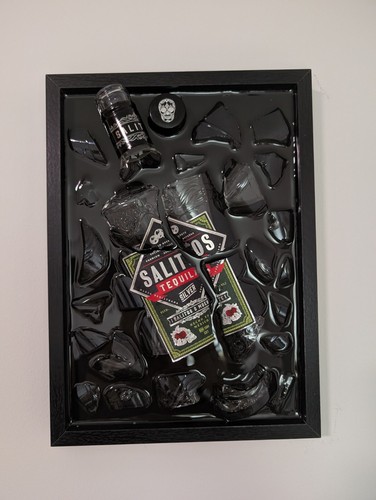 Zerbrochene flasche salitos - flasche,