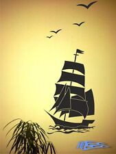 Wandtattoo Segelschiff 4, MATT