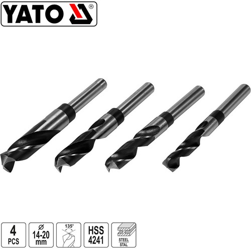Yato hss spiralbohrer - yato, satz