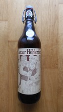 Bierflasche - 2 bzw 1 Liter - Geraer Höhlerbier mit Etikett - sehr gut erhalten