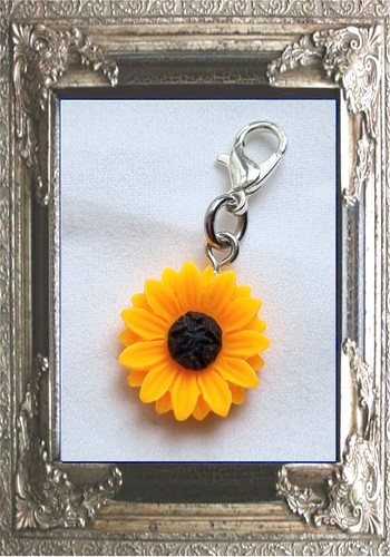 Charm anhänger sonnenblume - anhÄnger,