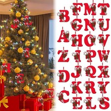 26 Letter Ornaments Christmas