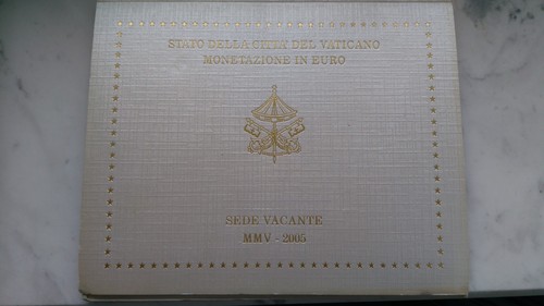 Leerer folder kursmünzensatz - leerer,