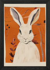 Weißes Kaninchen Illustration