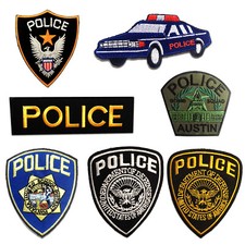 Aufnäher Bügelbild Police