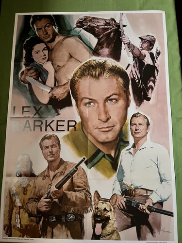 Lex barker plakat poster - lex, /