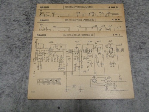 Braun sammelkarte - 3x,