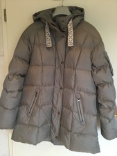 Bogner Daunenmantel Silbergrau