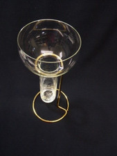 Rosenthal Aqualux-Glaskerzenhalter  - Gestell: "goldfarben"